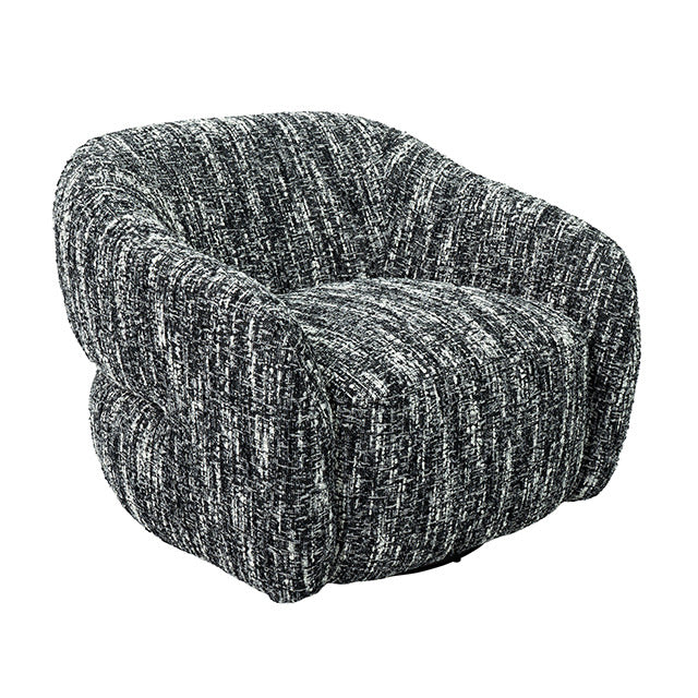 Pyrena Swivel Chair, Black