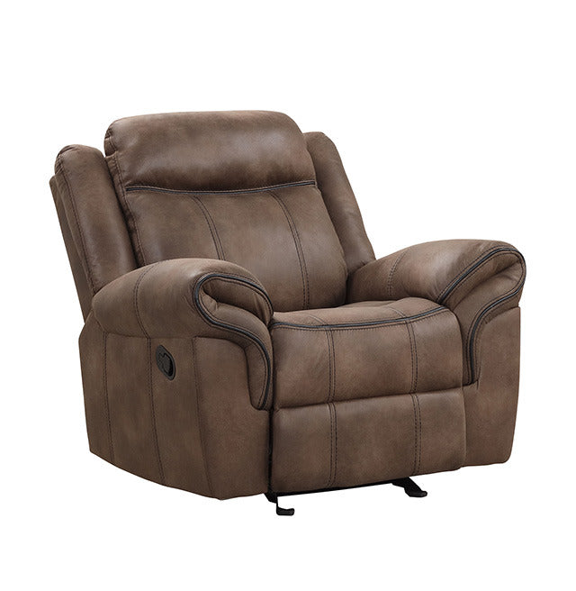 Agata Glider Recliner, Brown
