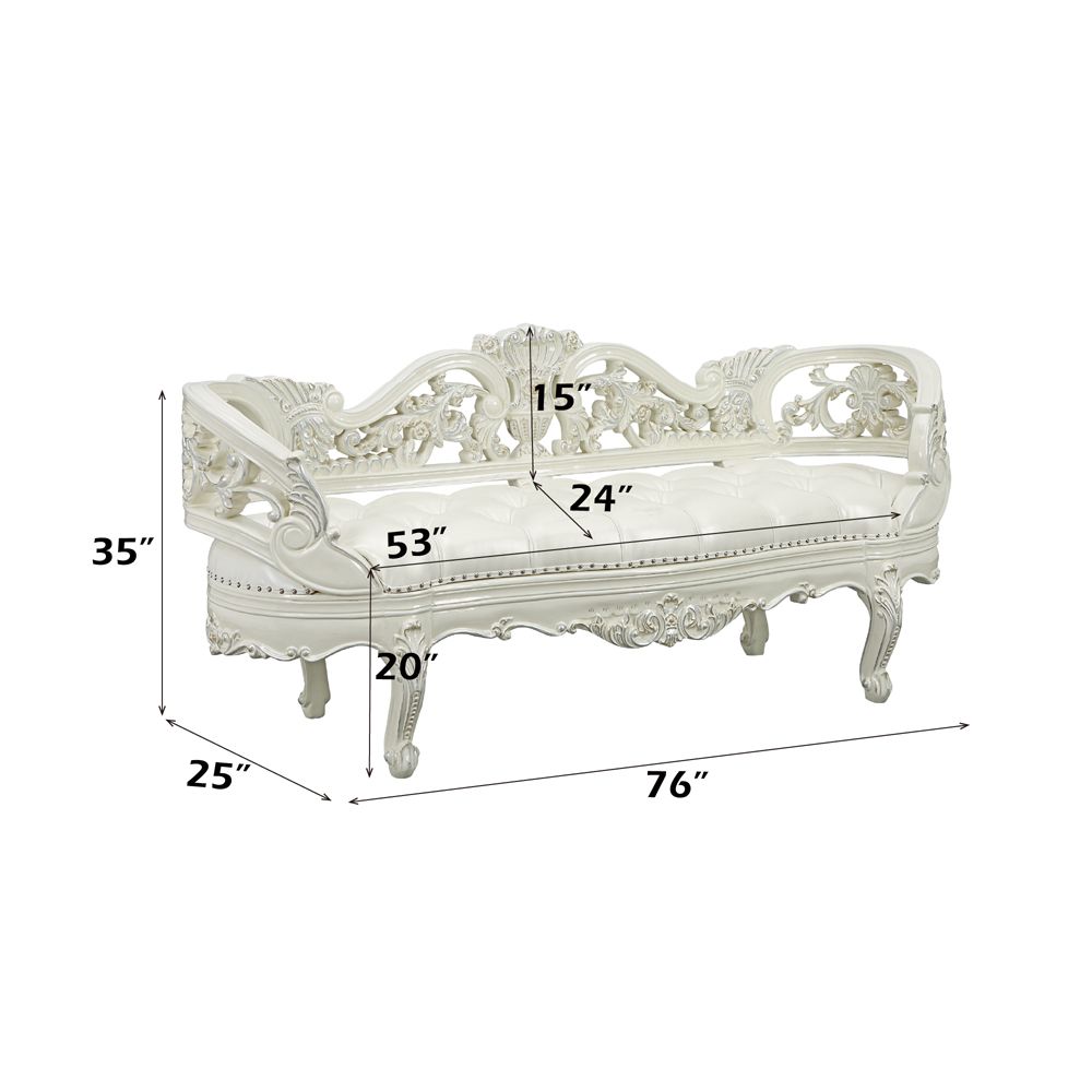 Adara Bench – dimensions diagram