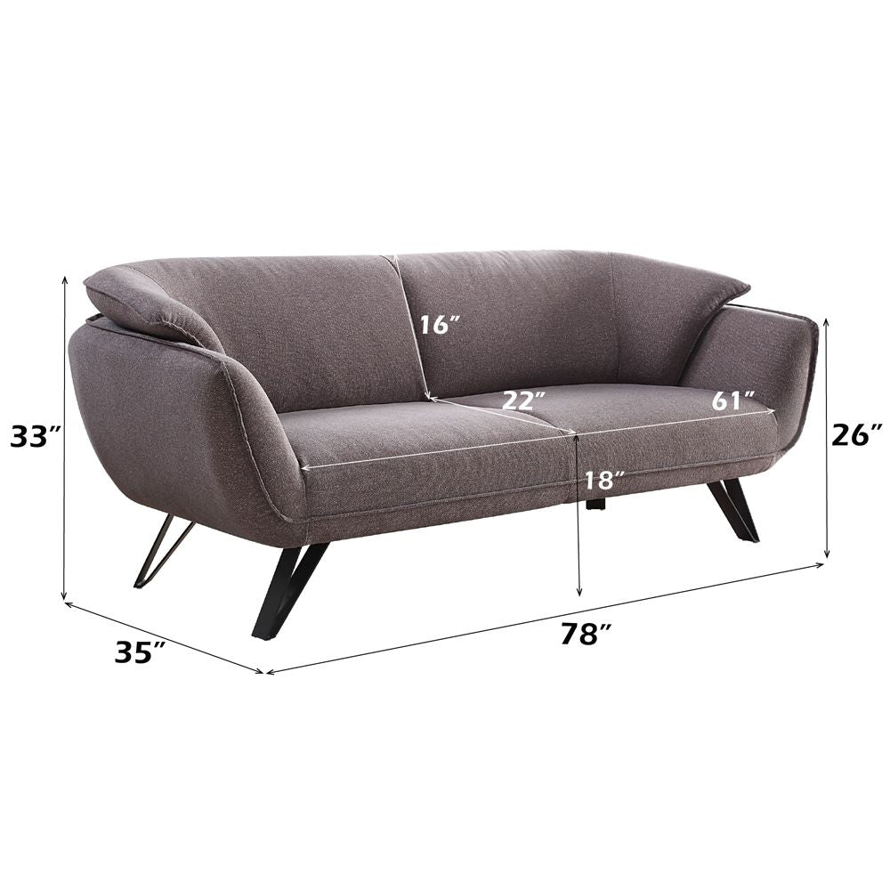 Dalya Sofa – dimensions diagram