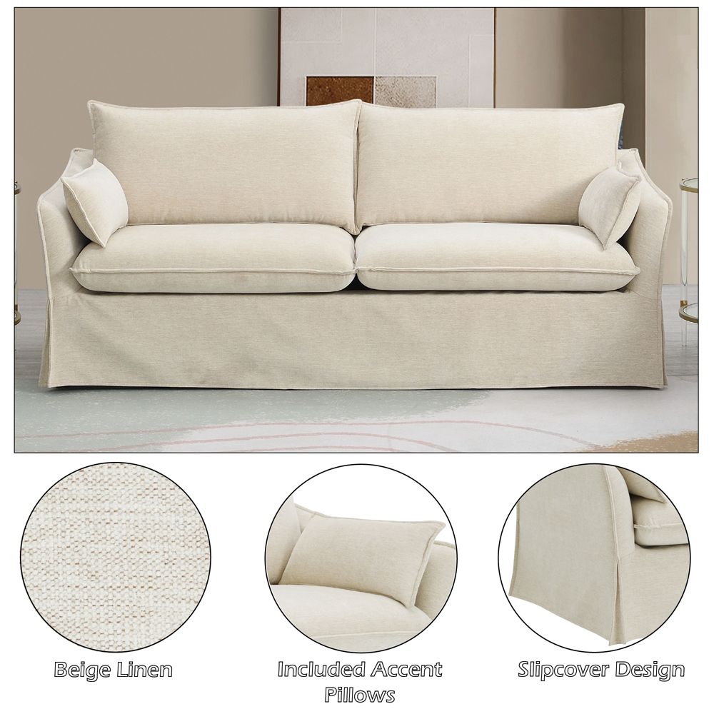 Shane Sofa with 2 Pillows
