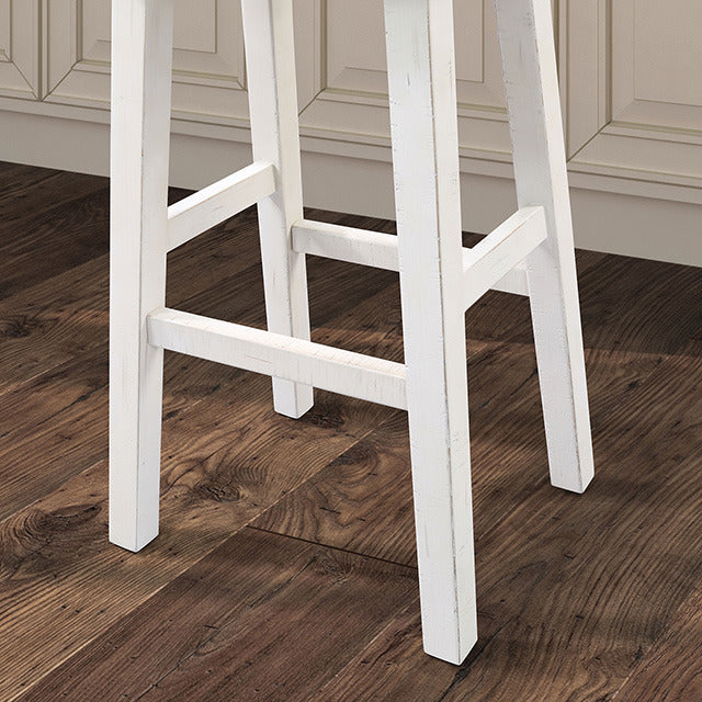 Biasca 29" Stool, White/Gray - view 4