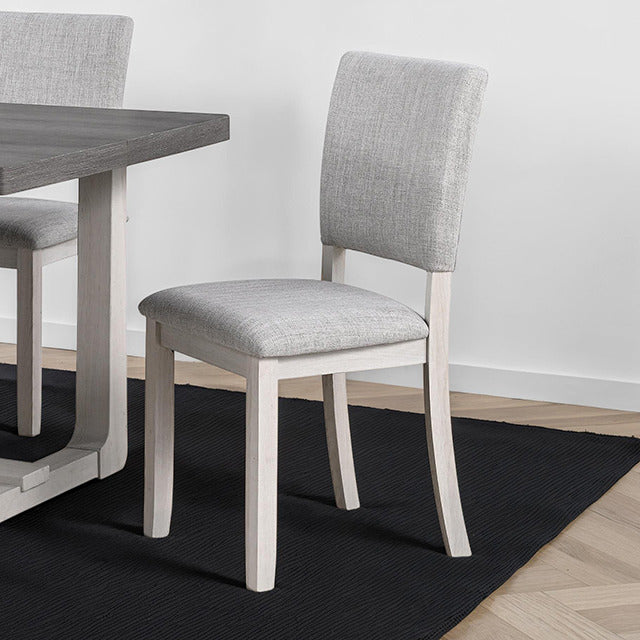 Sauro Upholstered Side Chair, Gray - view 2