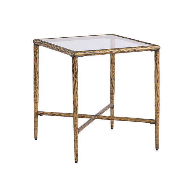 Selva Side Table, Matte Gold