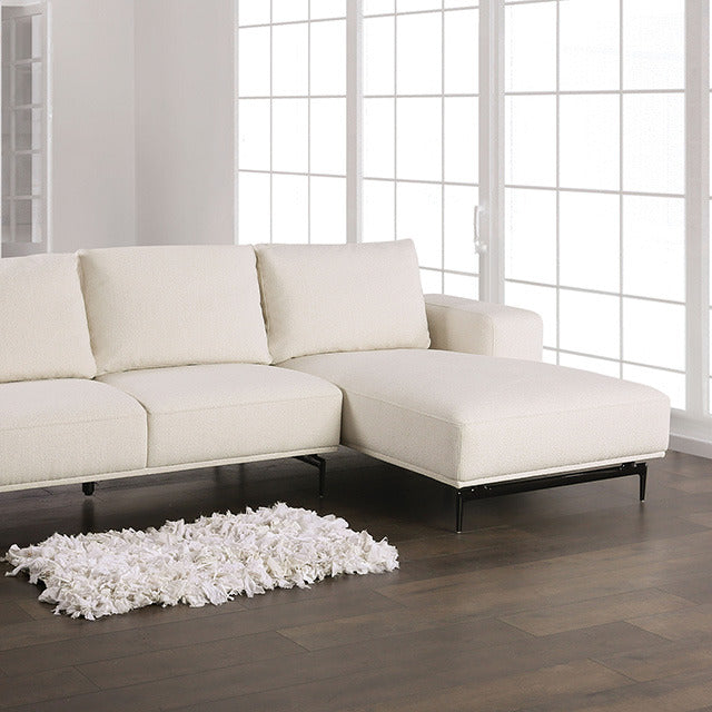 Baerum Sectional, Right Chaise, Linen White