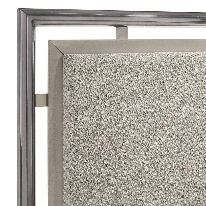 Lennox 5/0 Q Headboard, Footboard &amp; Slat Kit-Gray