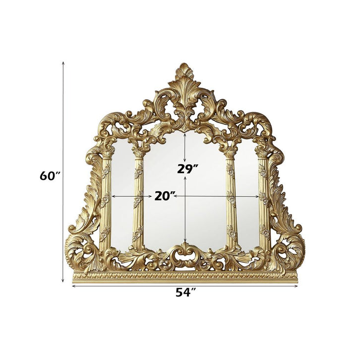 Cabriole Mirror – dimensions diagram