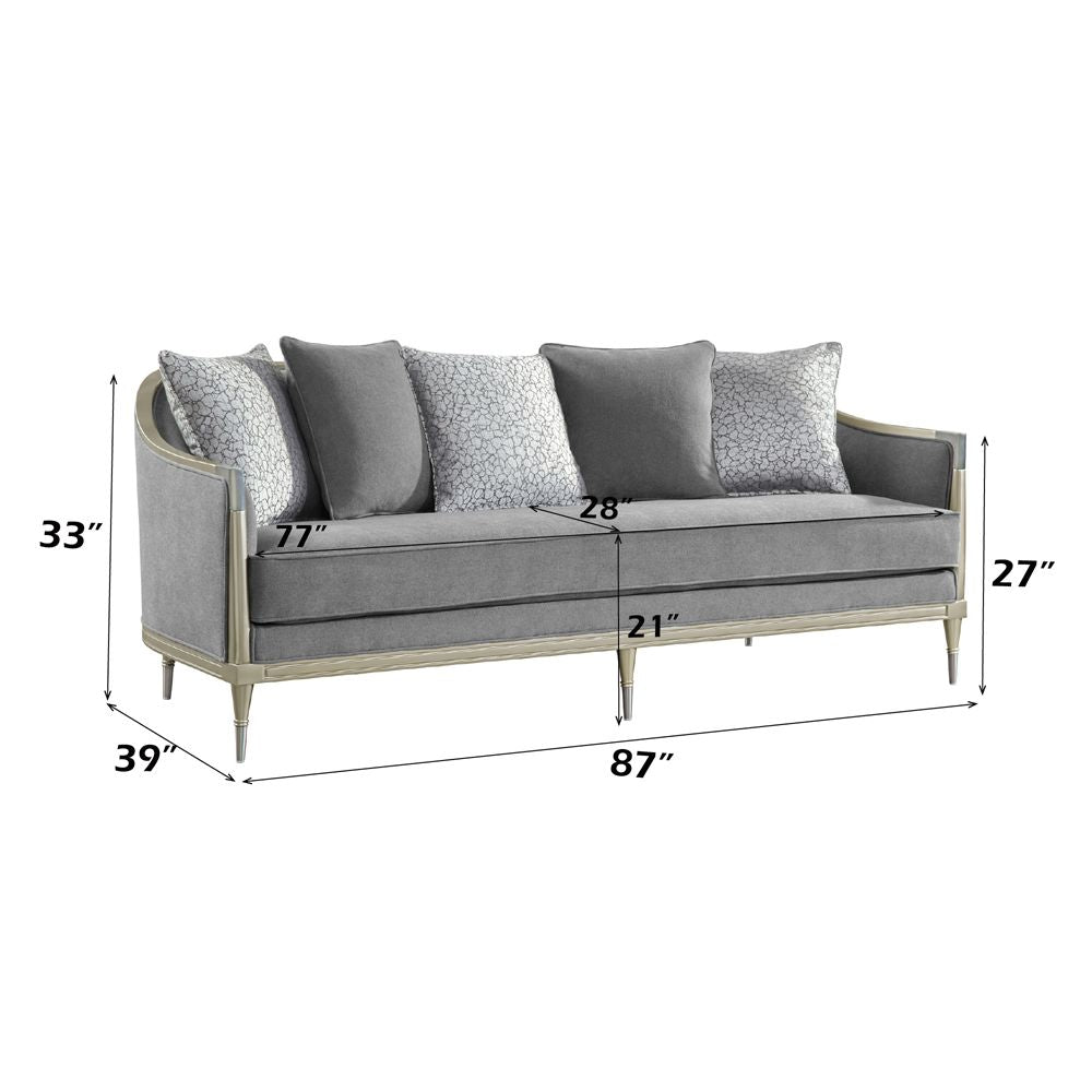 Fernando Sofa with 5 Pillows