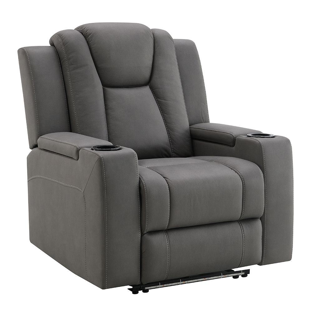 Leuco Power Motion Recliner w/Cup Holder, Control, LED & Power Headrest – view 2