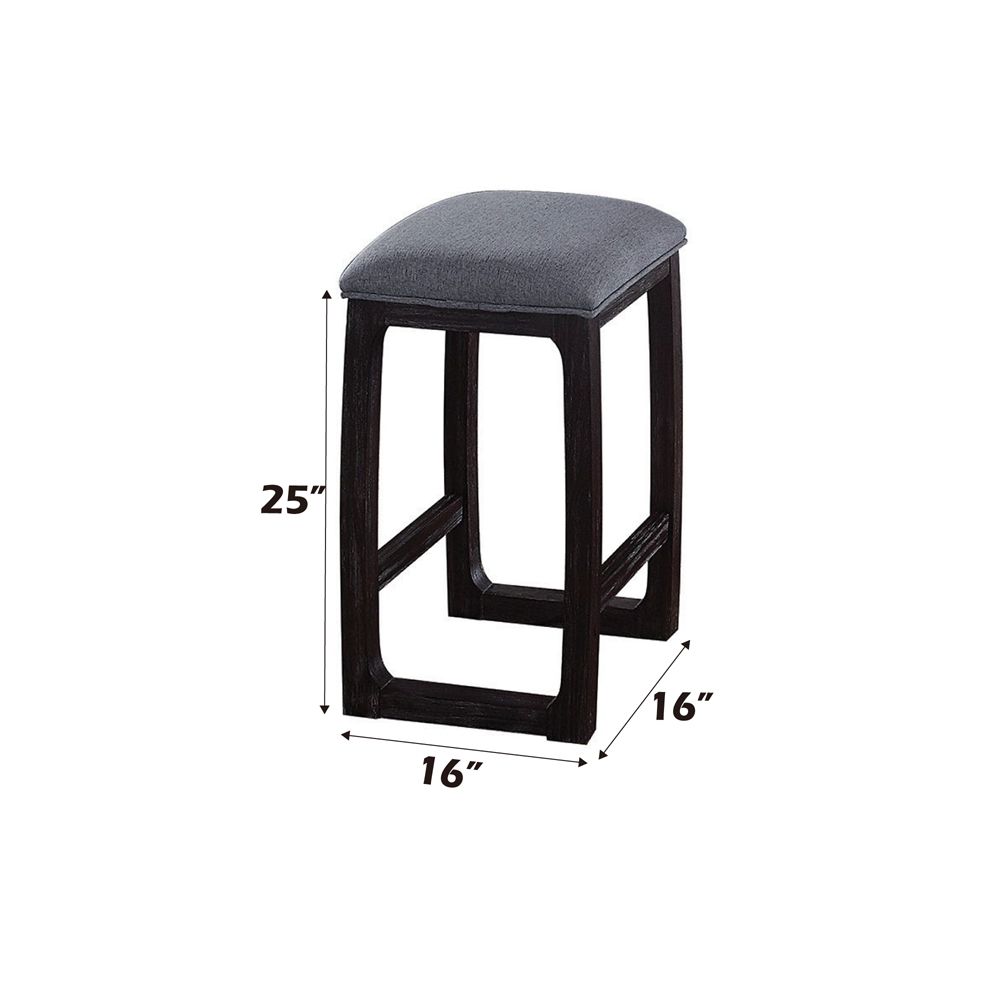 Razo Counter Height Stool – dimensions diagram
