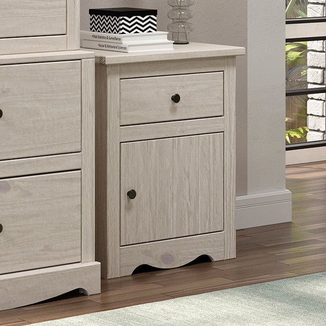 Stavros Night Stand, White