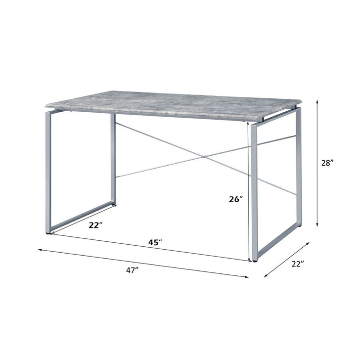 Jurgen Writing Desk – dimensions diagram