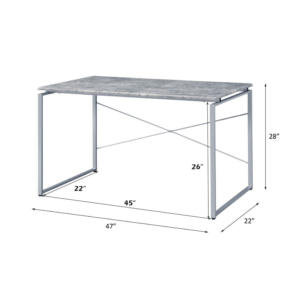 Jurgen Writing Desk – dimensions diagram