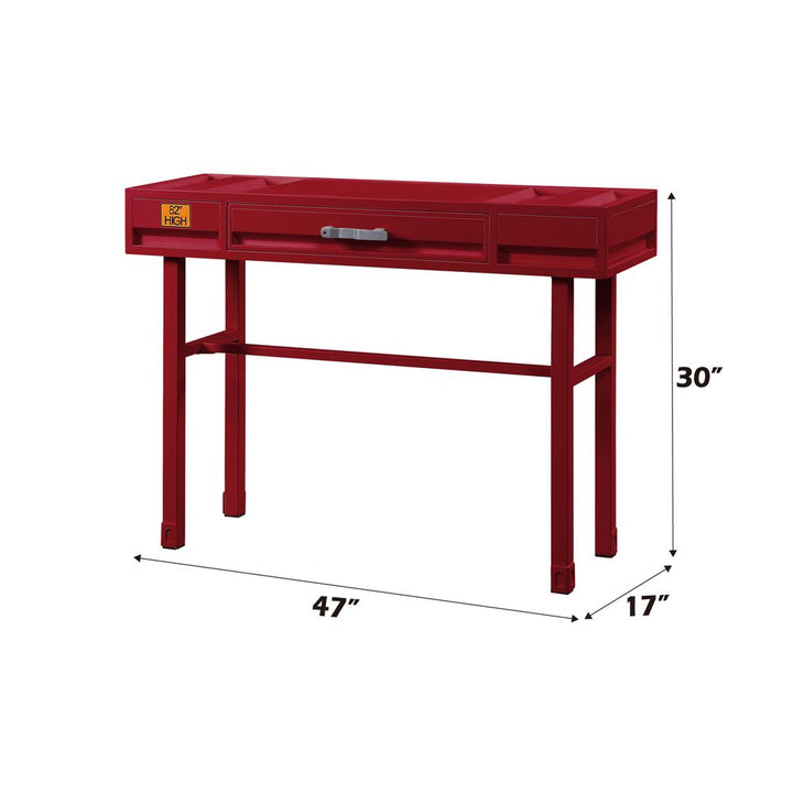 Cargo Vanity Desk – dimensions diagram