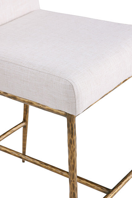 Rilva Counter Ht. Stool, Matte Gold - view 3
