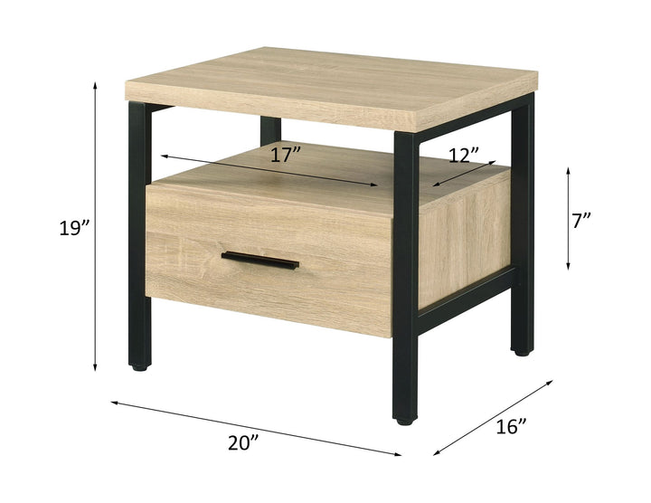 Yawan Accent Table – line drawing