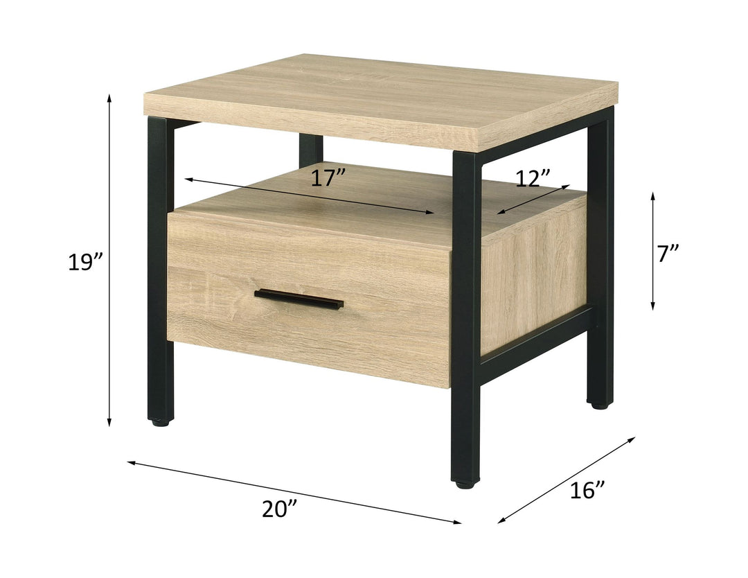 Yawan Accent Table – line drawing