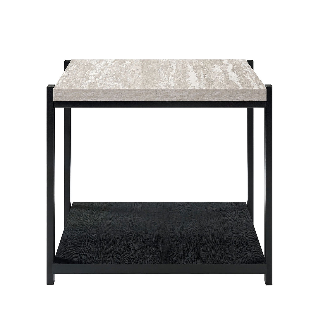 Linea  3 Pc Occasional Set- 1 Coffee & 2 End Tables-Lt Gray F