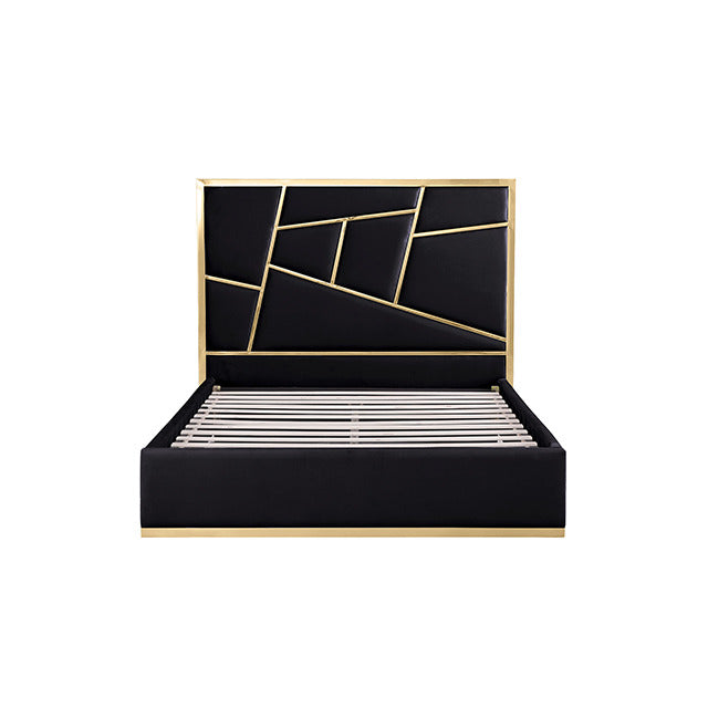 Bertoni Bed, Black/Gold - view 2