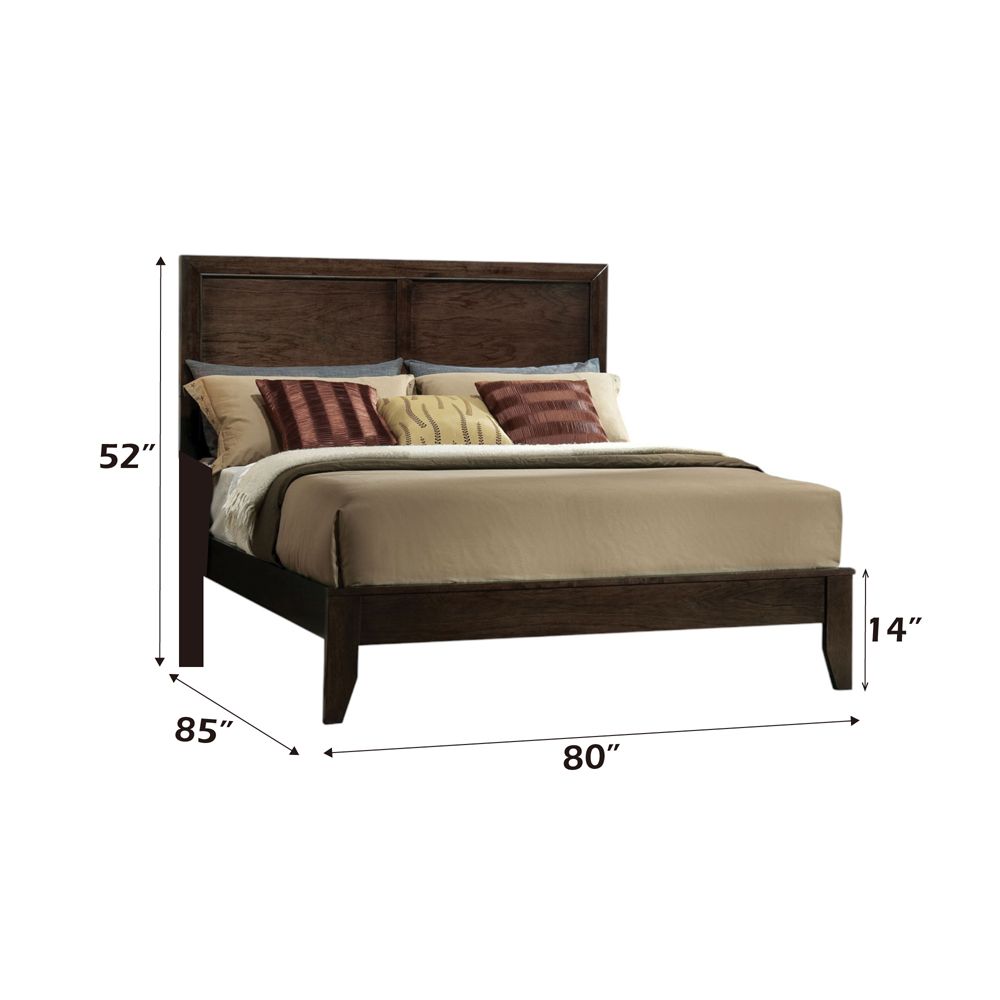 Madison EK Bed – dimensions diagram