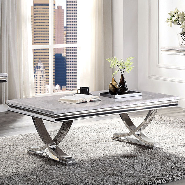 Wettingen Coffee Table, Chrome