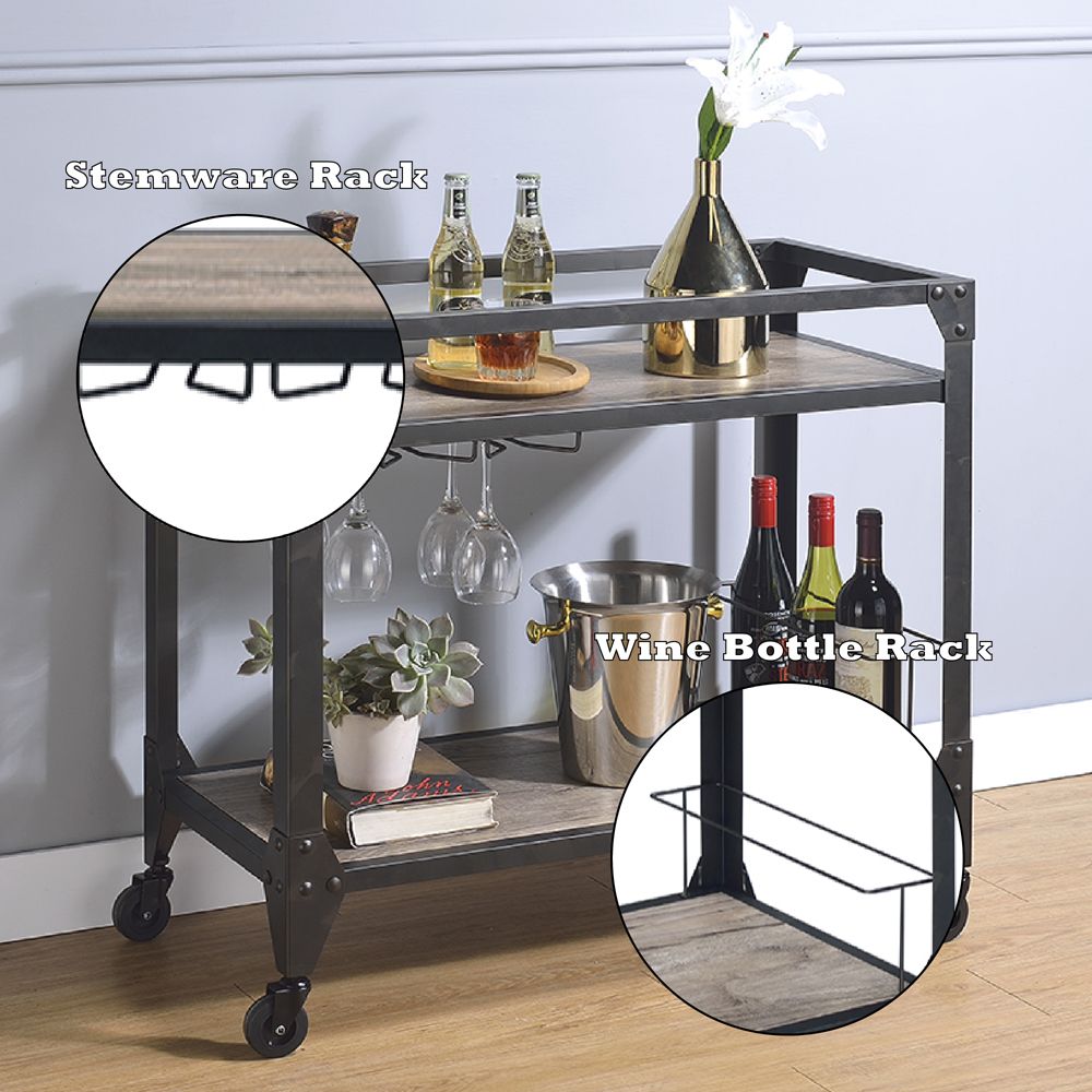 Jorgensen Serving Cart – features callout