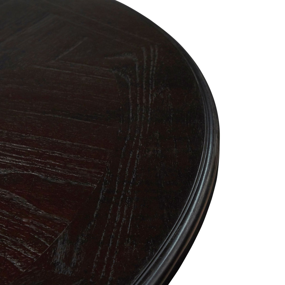 Gia 5 Pc 47" Round Dining Table & 4 Chairs-Ebony