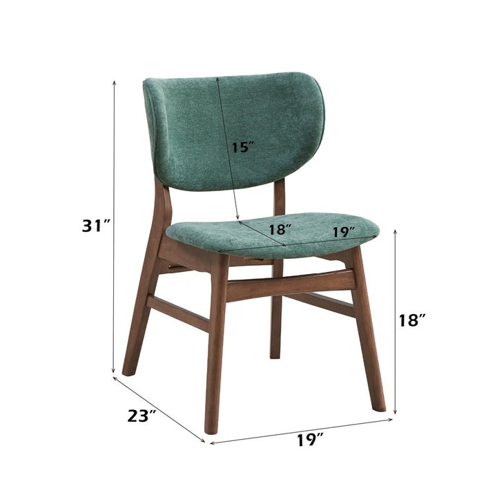 Bevis Side Chair (Set-2) – dimensions diagram