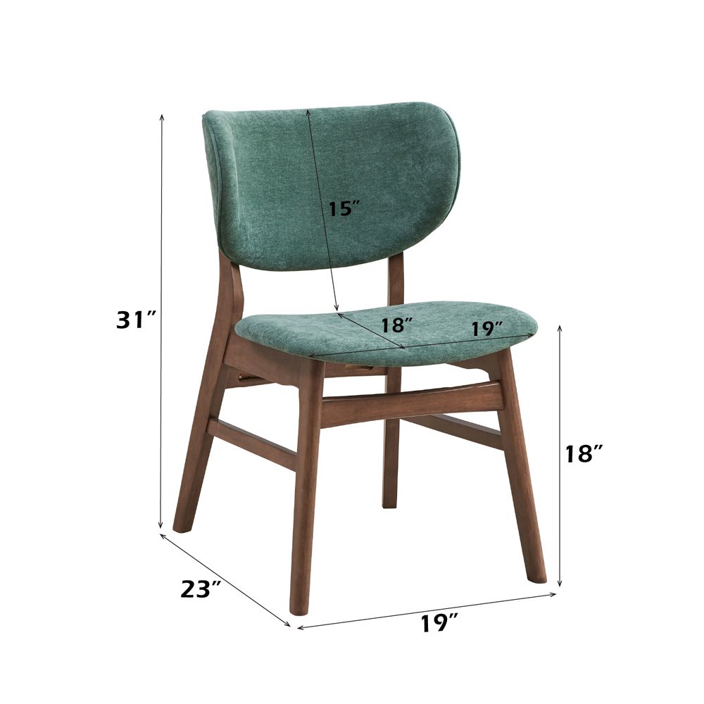 Bevis Side Chair (Set-2) – dimensions diagram