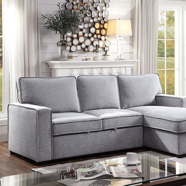 Ines Sectional, Gray