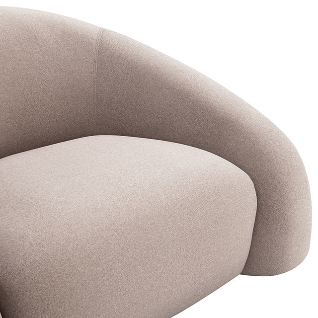 Kyria Swivel Chair, Brown - view 3