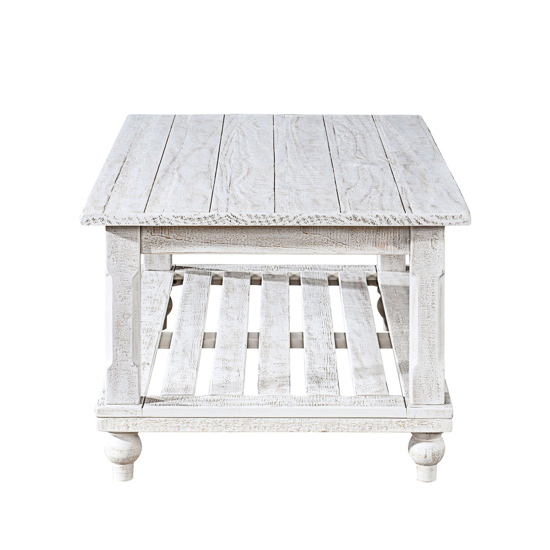Cade 3 Piece Occasional Set- 1 Coffee & 2 End Tables - White