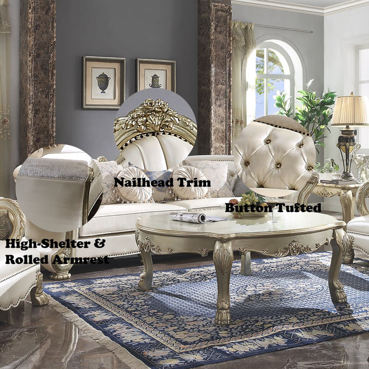 Dresden II Sofa with 7 Pillows