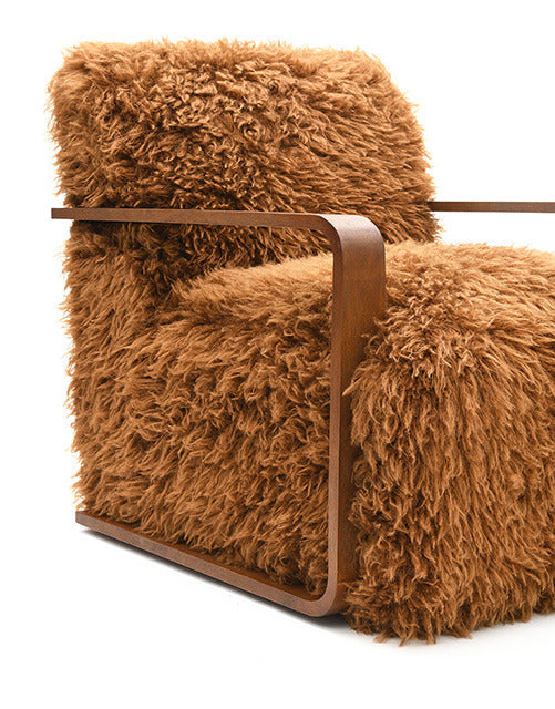 Elardo Accent Chair, Camel Brown - view 3