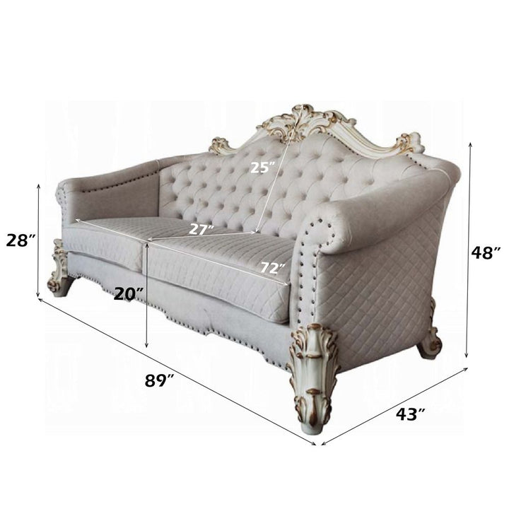 Vendome II Sofa with 6 Pillows