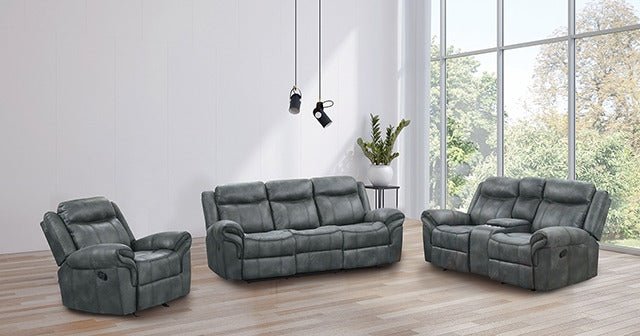 Agata Manual Sofa, Dark Gray - view 2