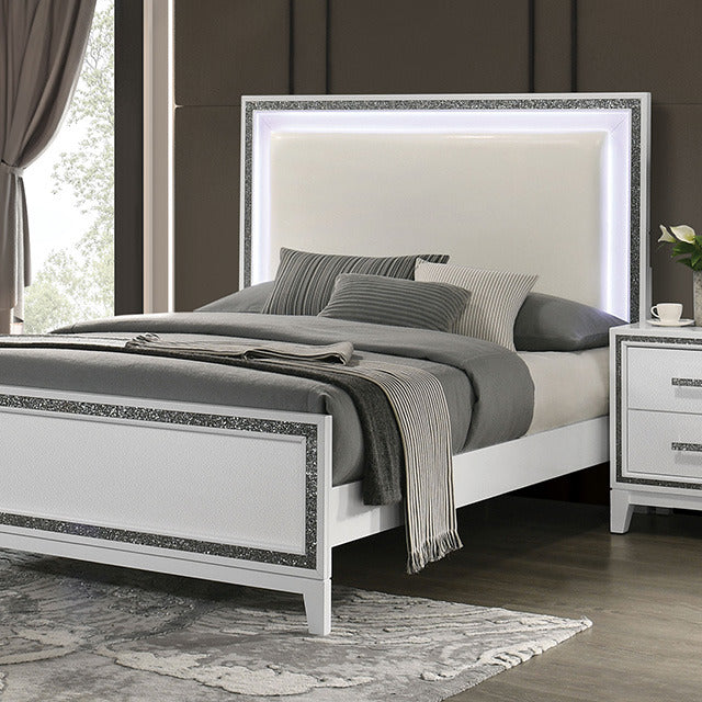 Lucida Bed, White
