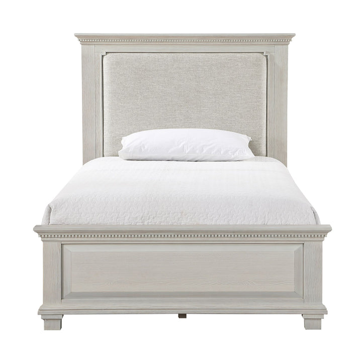 Silver Sands 4/6 F Panel Headboard-Gray
