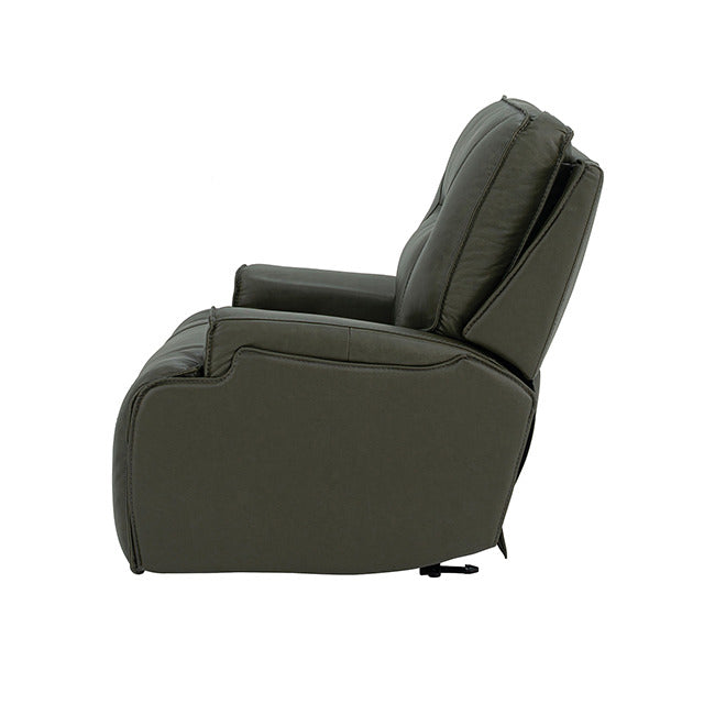 Dallas Oversized Power Recliner, Dark Olive Green - view 5