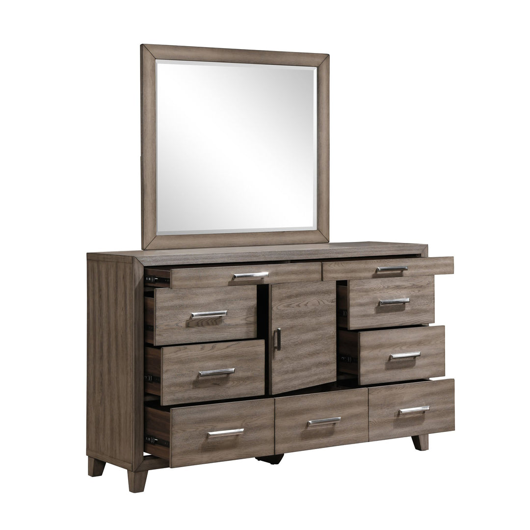 Harrisburg Mirror-Walnut