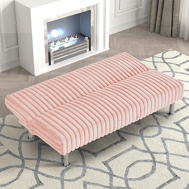 Hinwil Futon Sofa Bed, Pink - view 2