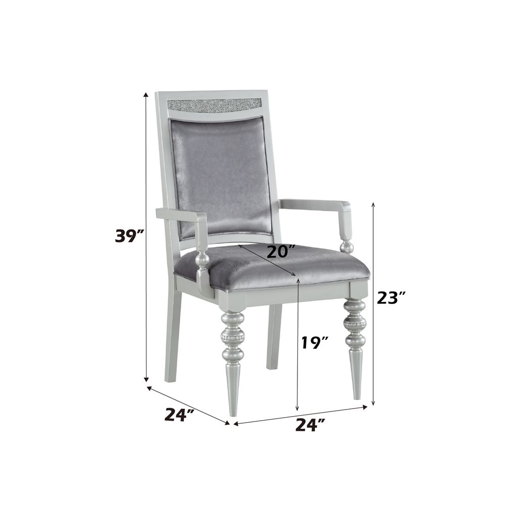 Maverick Arm Chair (Set-2) – dimensions diagram