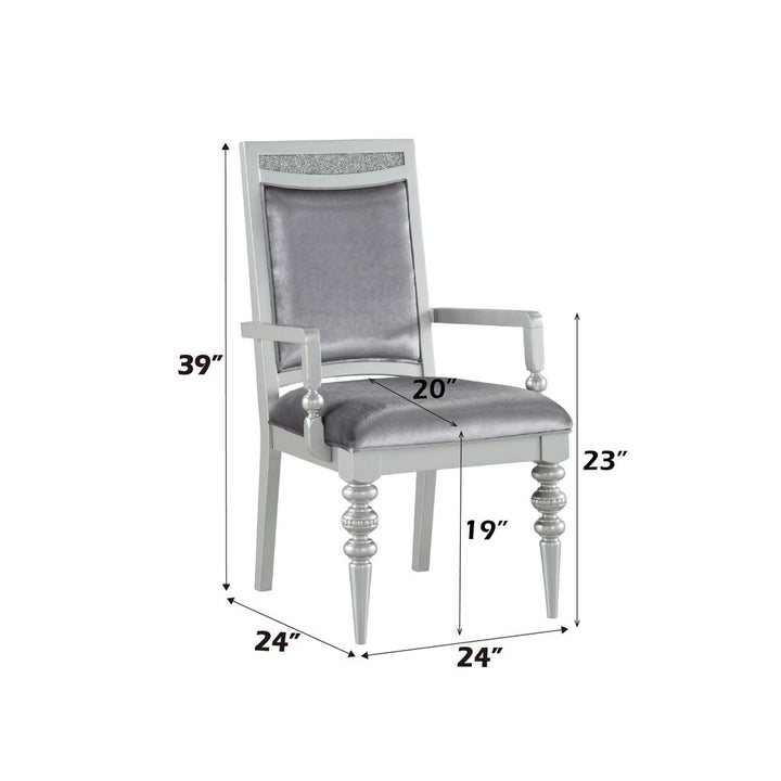 Maverick Arm Chair (Set-2) – dimensions diagram