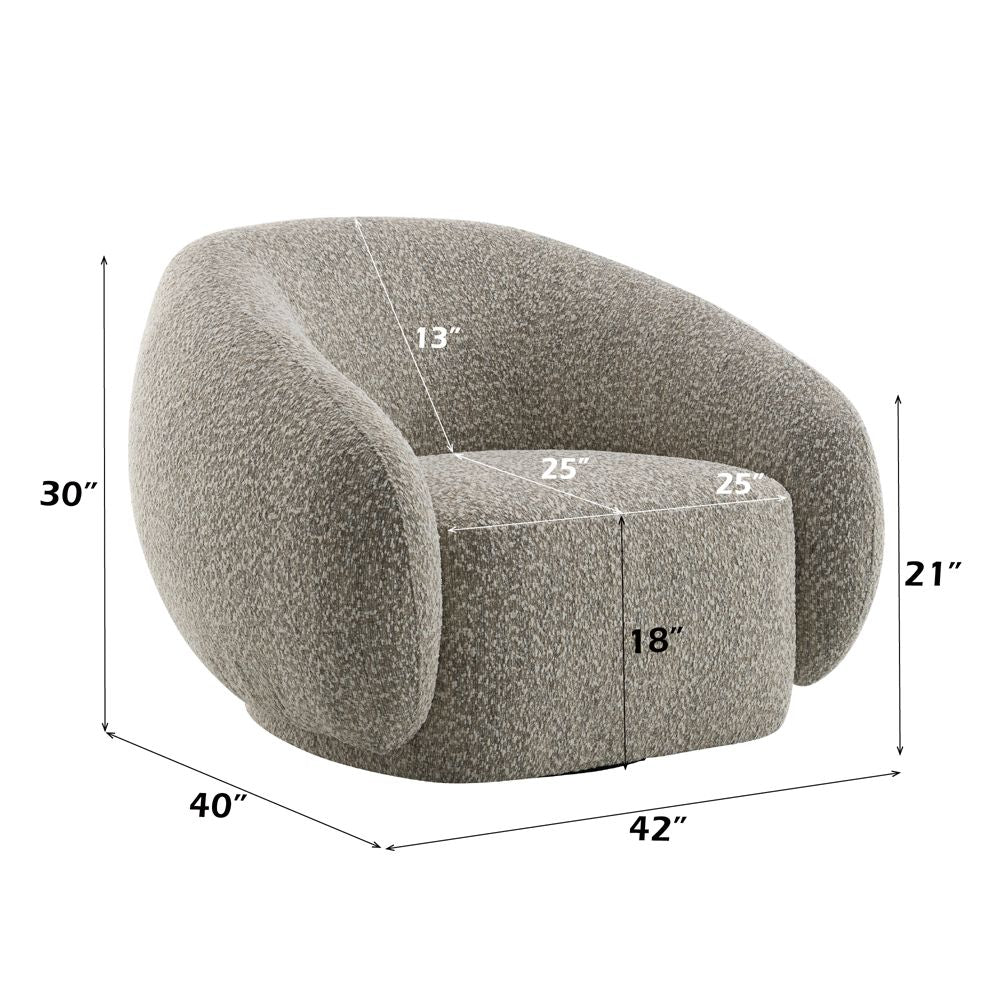 Isabel Chair W/Swivel – dimensions diagram