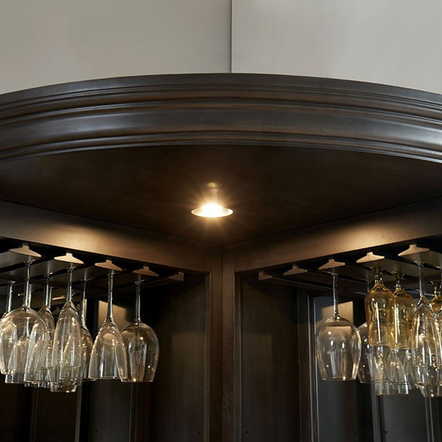 Voltaire Corner Curio, Gray - view 3