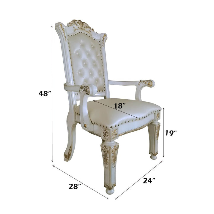 Vendome Executive Office Chair – dimensions diagram