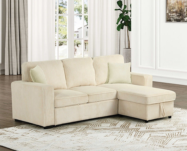 Yves Sectional, Beige - view 2