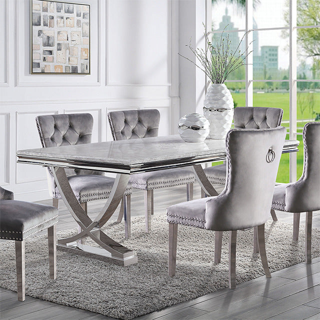 Wadenstil Dining Table, Chrome - view 2