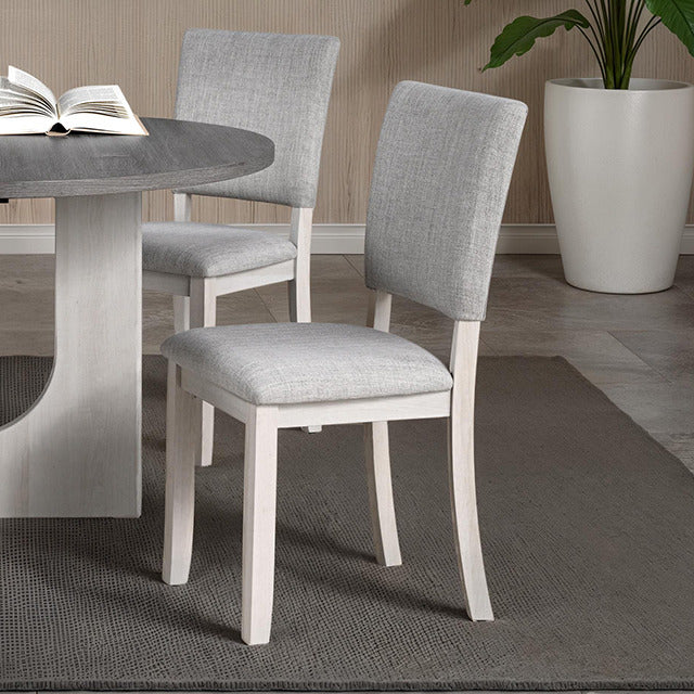 Oberto Upholstered Side Chair, Gray