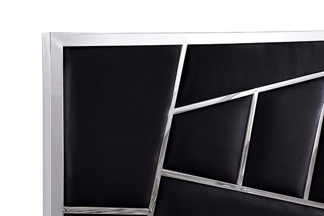 Bertoni Bed, Black/Chrome - view 6